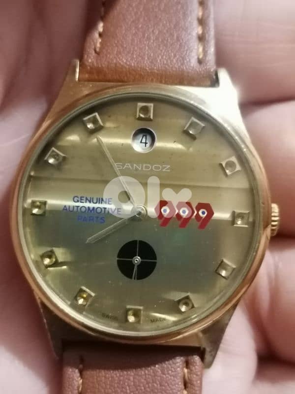 sandoz watch suiss manual movrment 4