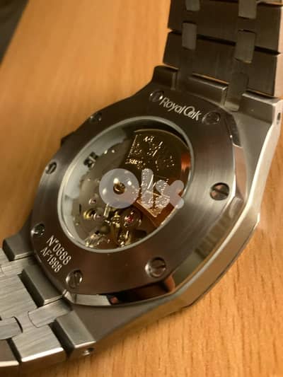 audemars piguet 41mm black dial swiss machine