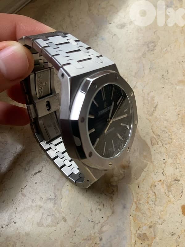 audemars piguet 41mm black dial swiss machine 2