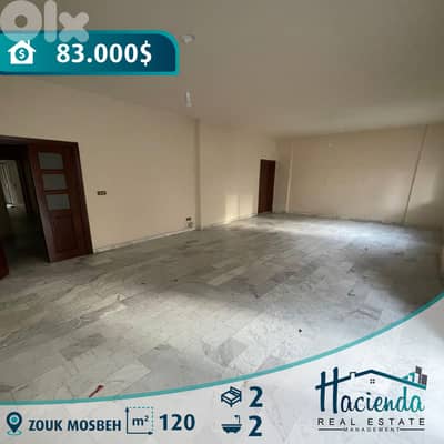 Apartment For Sale In Zouk Mosbeh