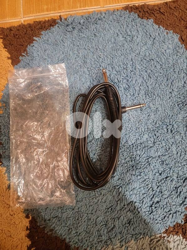Guitar amplifier + guitar cable 2
