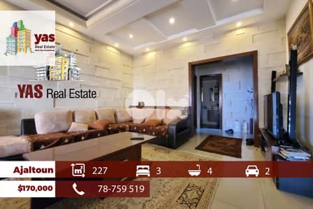 Ajaltoun 227m2 | Excellent Condition | Luxury | Panoramic View | TO
