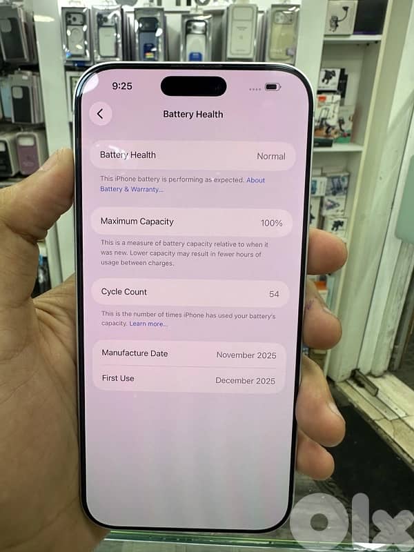 17 pro max 256g 1 sim silver like new 2