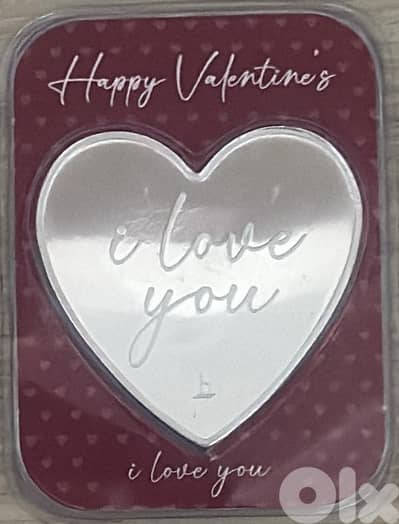 heart silver ounce