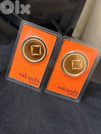 Gold Valcambi Suisse Ounse 31,1 Gr Round Circle Limited Edition