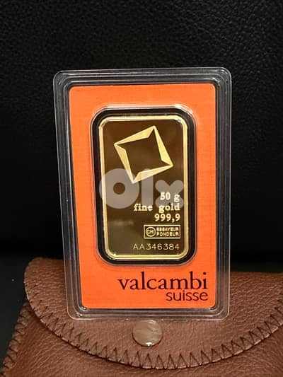 Gold Valcambi Suisse Ounse 50 Gram