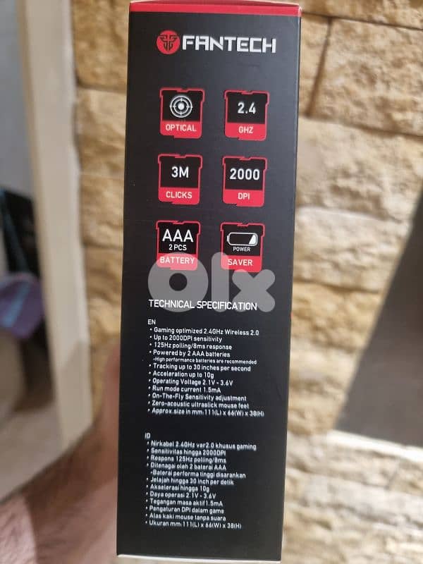 Fantech Garen WG7 Gaming Mouse - Black 6