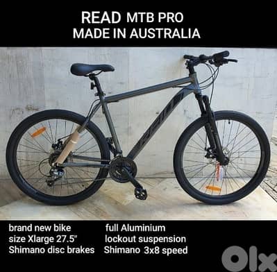 Reid MTB pro made in Australia 3x8 speed XL size