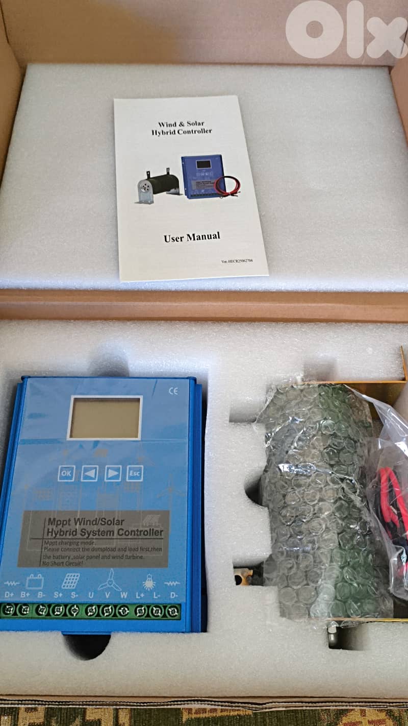 5000 watts wind turbine 24v/48v with mppt controller and dump load 1