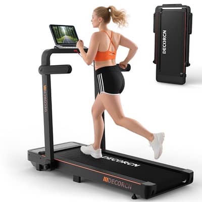 2 in 1 Foldable Treadmill for Home