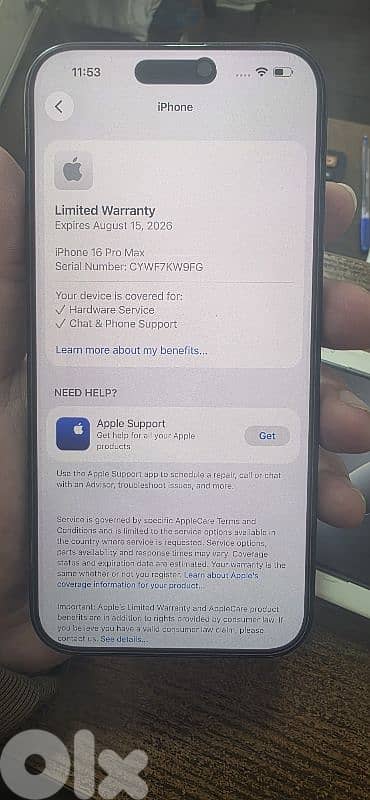 iphone 16 pro max 256gb 8