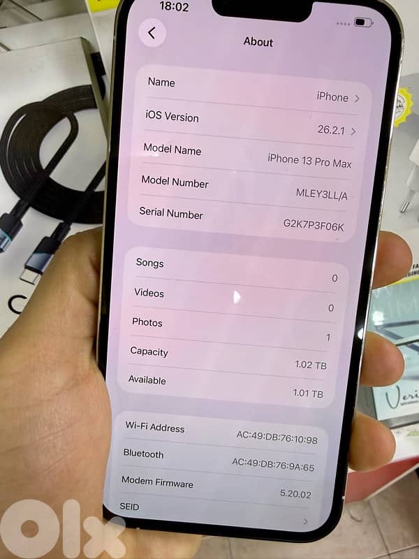 Iphone 13 pro max 1 TB 1