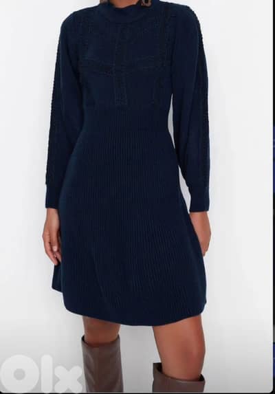 Winter Navy dress for women