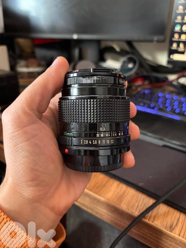 canon FD 35mm f2 2