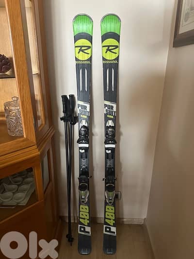 Rossignol Pursuit 400 Carbon Skis With Bindings