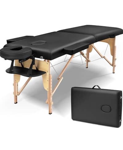 Wood massage bed