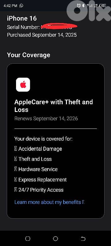 iphone 16 128GB esim only 5