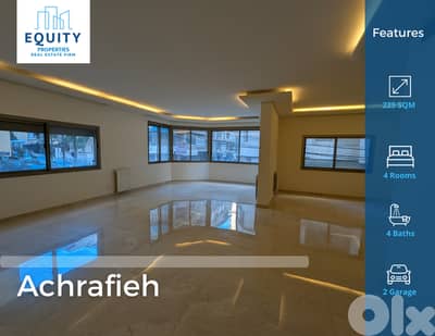 225 SQM Apartment For Sale In Achrafieh شقة للبيع #PN13524