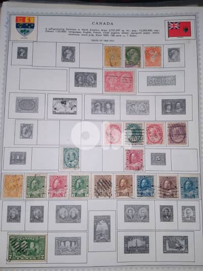 Canada stamps collection
