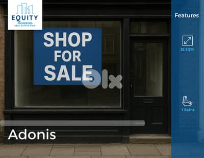 35 SQM Shop For Rent In Adonis Great Location #RK13627