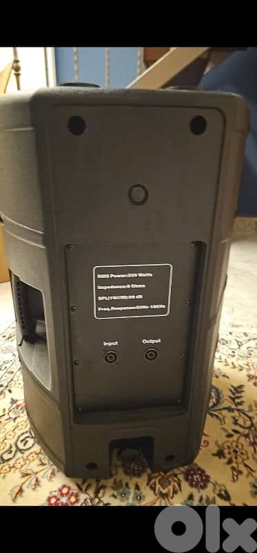 2 speakers with mixer 1