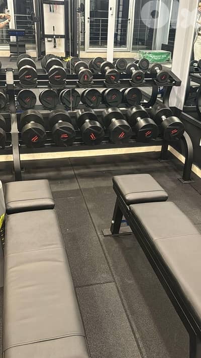 dumbles and rack for sale like new