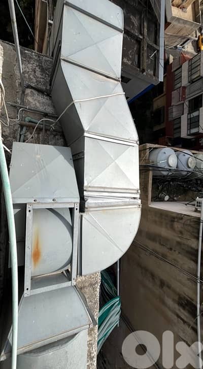 Industrial kitchen Hood motor with silencer