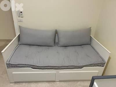 Sofa bed with mattress