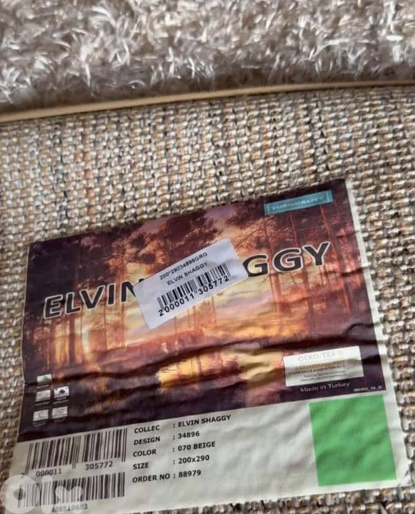 beige shaggy carpet 3