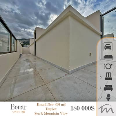 Bouar | Brand New 230m² Duplex w/ Terrace | 5 Balconies | Sea View