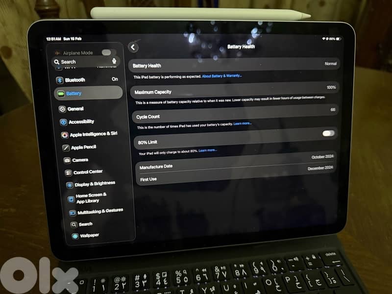 M2 iPad air with pencil pro and case 3