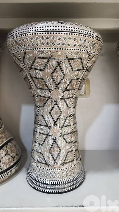 طبلات مصرية نخب اول جوهره الفن مع شنطه وجلده ومفتاح