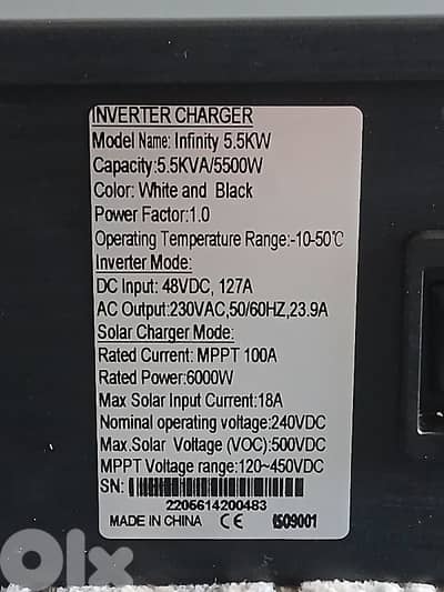 solar Inverter 5,5KW