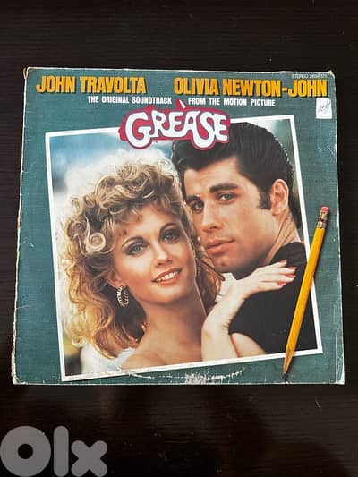 Grease - Original Movie Soundtrack, 1978 Double Vinyl LP Record Album