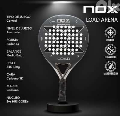 Nox load arena padel racket