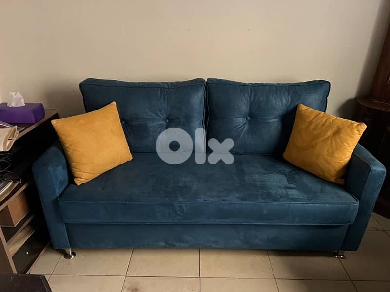 Living room color blue 1