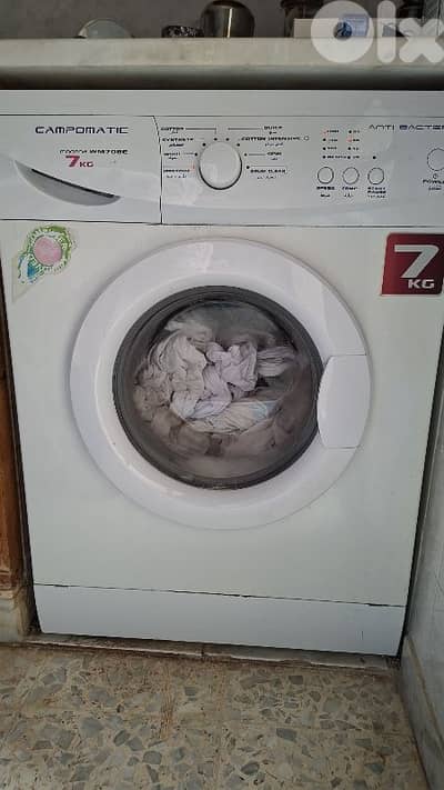 غسالة + نشافة للبيع بحالة جيدة جدا