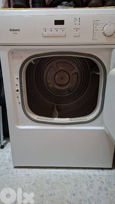 غسالة + نشافة للبيع بحالة جيدة جدا