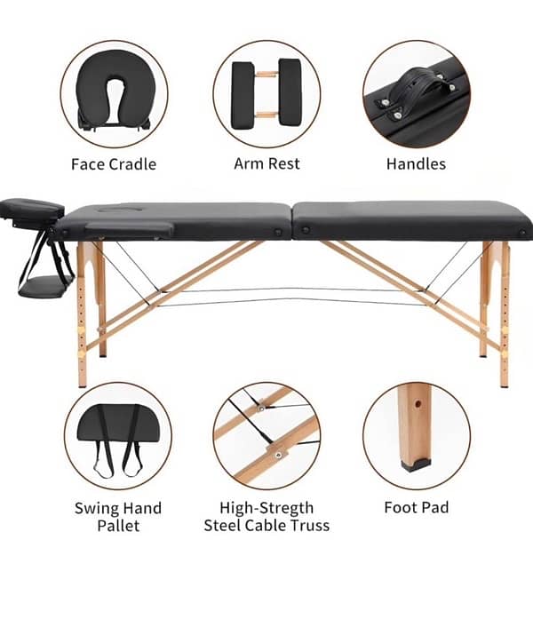 wood massage bed 1