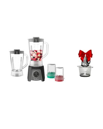 Moulinex Blendeo+ Blender + Extra Jug & 2 Grinders + gift food chopper