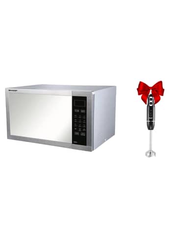 Sharp 34L Microwave Oven + Grill + gift hand blender