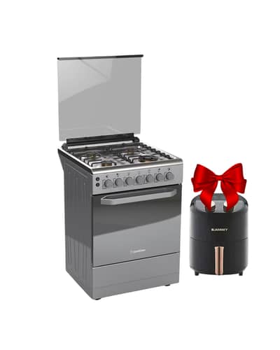 Goldstar 4 burners made in italy gas stove + gift airfryer