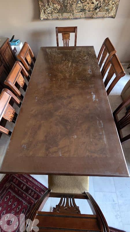 Soldi Wood Dining Table, Chairs, and Buffet 1