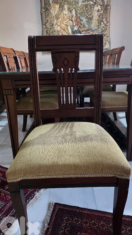 Soldi Wood Dining Table, Chairs, and Buffet 4