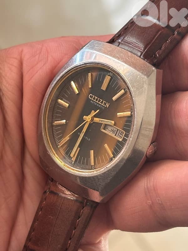 Vintage Citizen Automatic "Tiger Eye" Dial-1978-Serviced/Working 2
