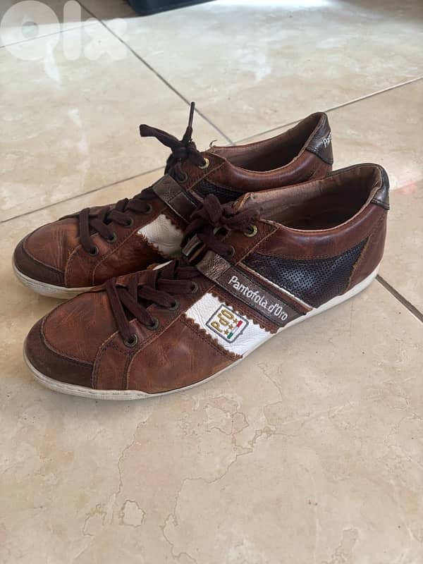 Pantofola d’Oro Italian Leather Sneakers - Size 46 (US 12) 2