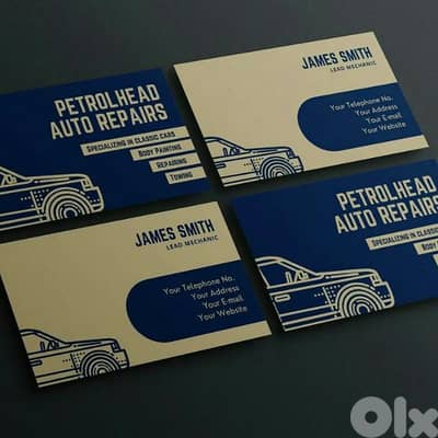 تصميم بطاقات العمل Business card design