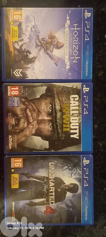 3 Ps4 Games Used