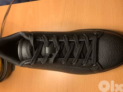 leather black shoes sze 41