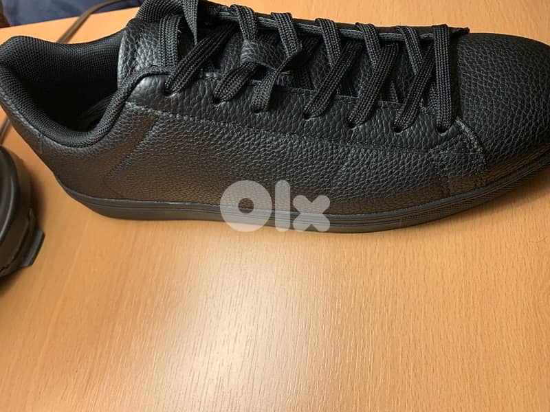 leather black shoes sze 41 1